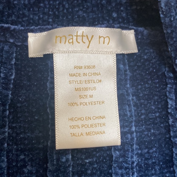 Marty M Womens M Blue Long Soft Open Cardigan. Ribbed with pockets. So comfy! - Picture 11 of 12